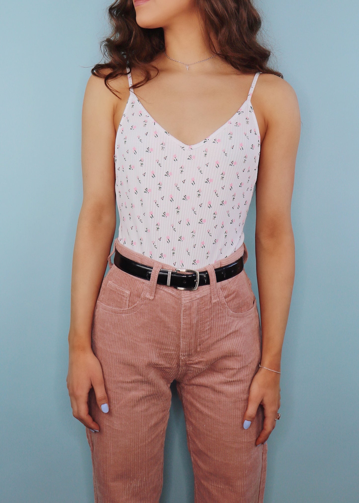White Blossoming Bodysuit