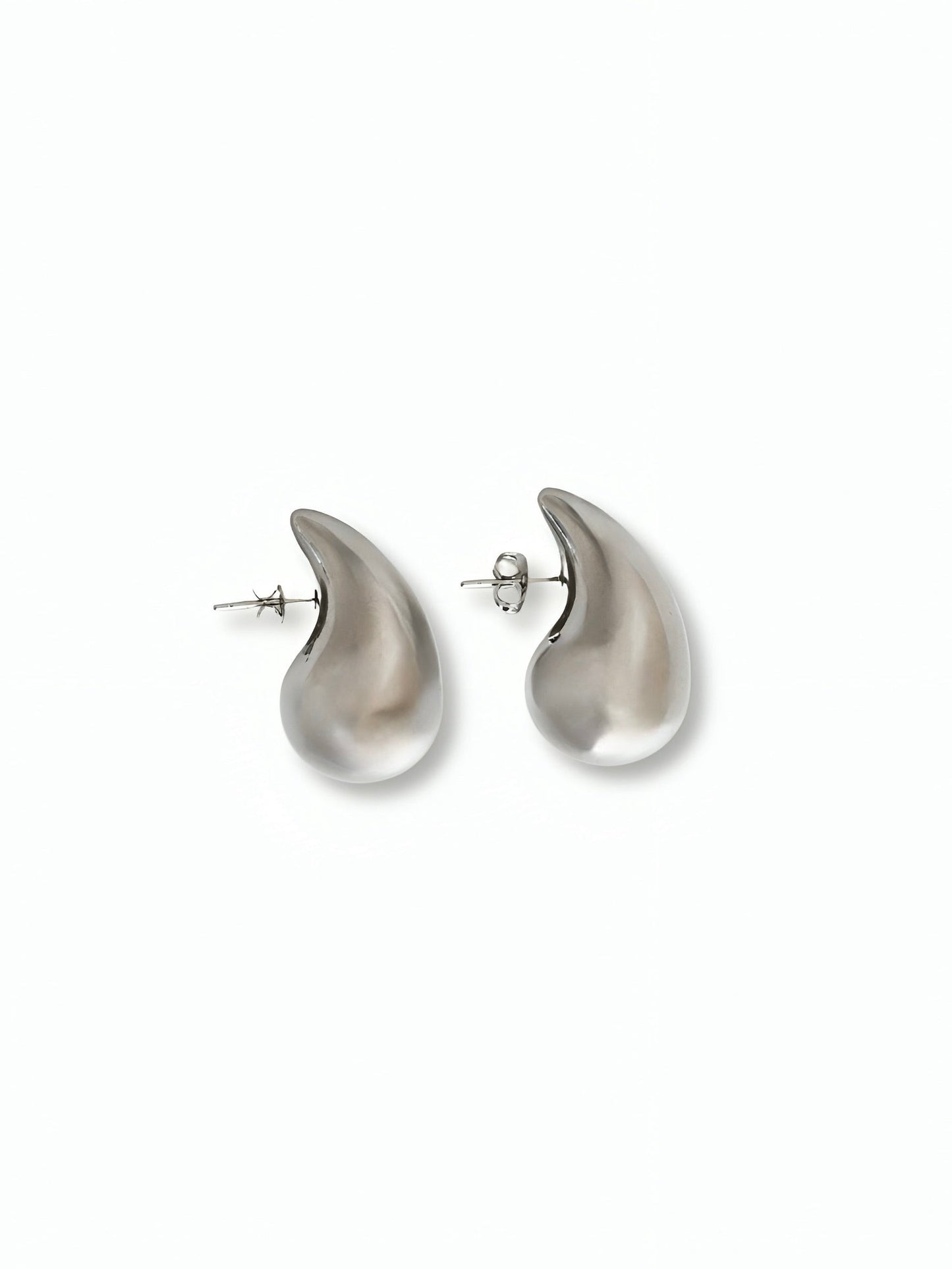 Silver Teardrop Earrings